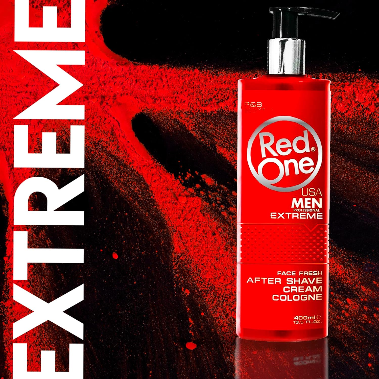 RedOne After Shave Cream Cologne 400ml Extreme – Bild 2