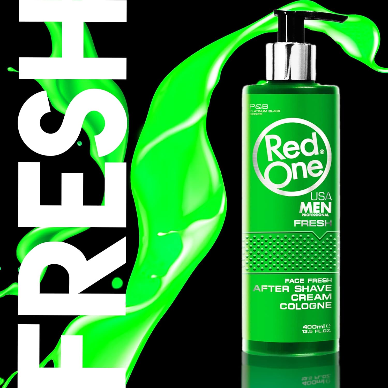 RedOne After Shave Cream Cologne 400ml Fresh – Bild 2