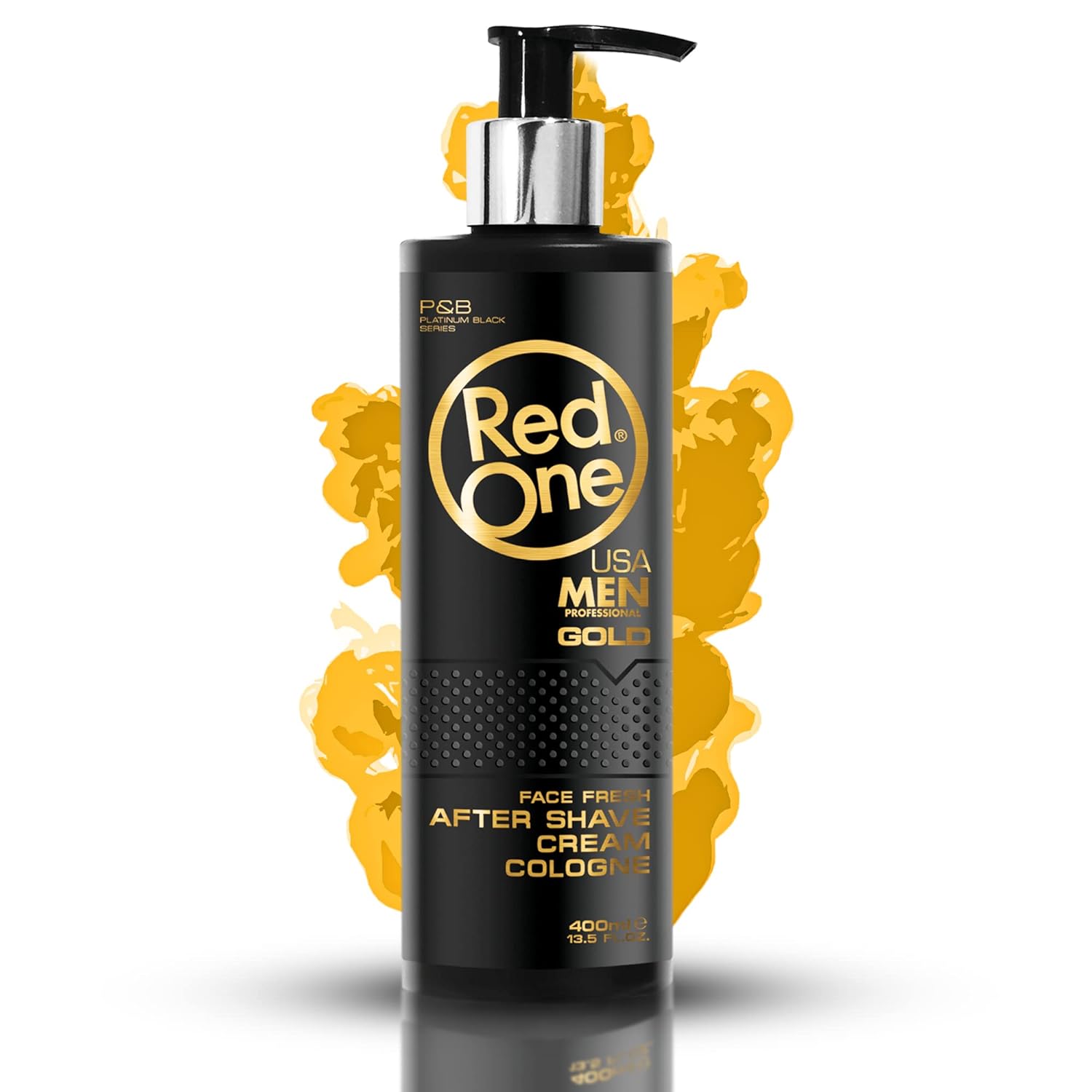 RedOne After Shave Cream Cologne 400ml Gold – Bild 4