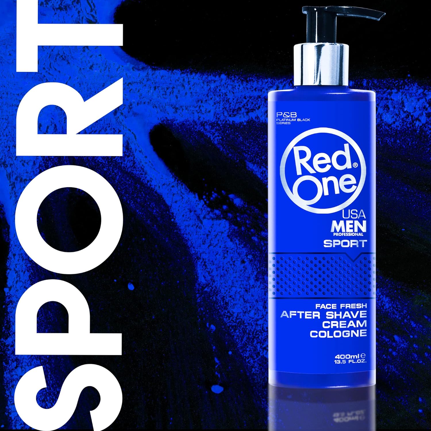 RedOne After Shave Cream Cologne 400ml Sport – Bild 2