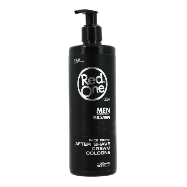 RedOne After Shave Cream Cologne Silver 400ml Fresh Style Friseurbedarf