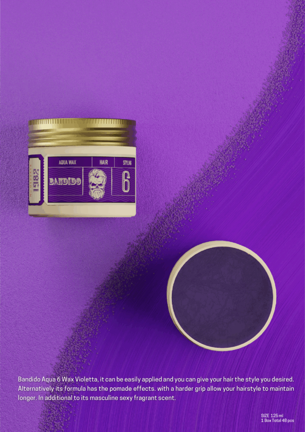 SPARSET 3x Bandido Haar Wax 125ml Nr : 6 ( Mittlerer Halt ) – Bild 5