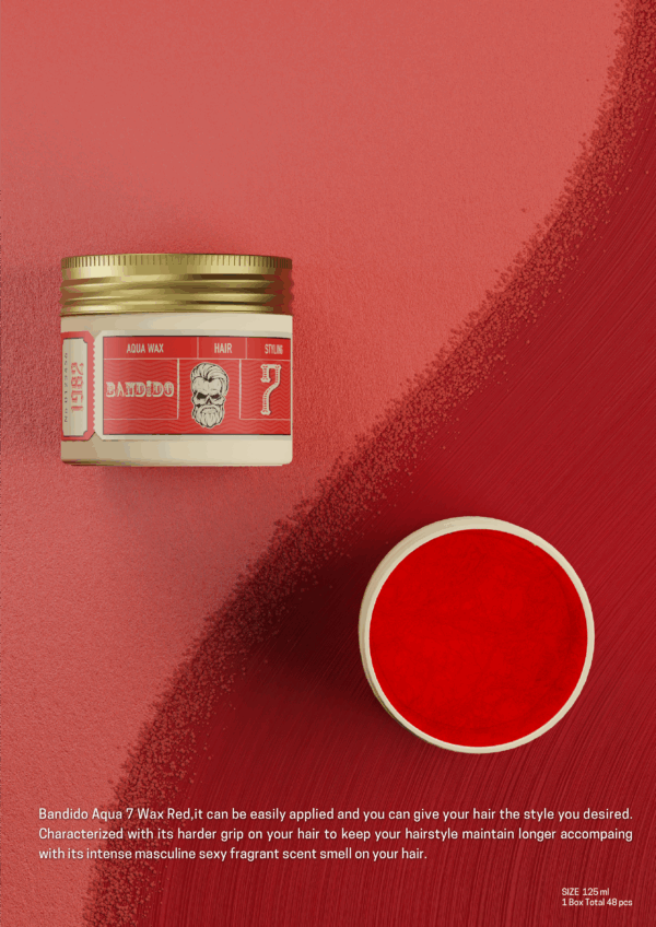 SPARSET 3x Bandido Haar Wax 125ml Nr : 7 ( Starker Halt ) – Bild 5