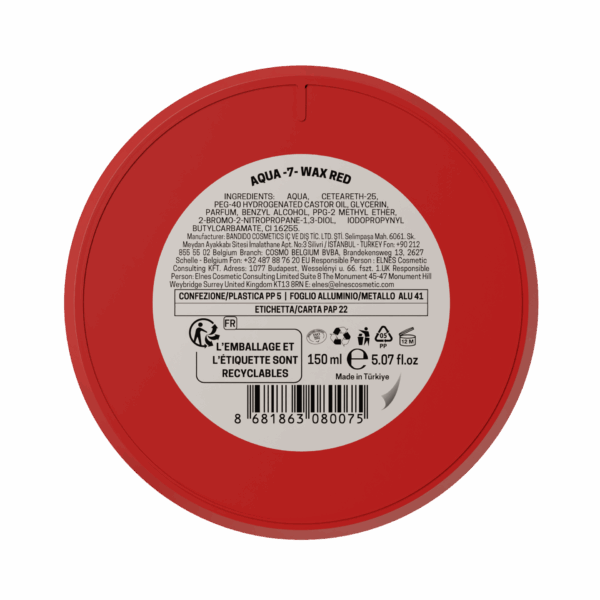 SPARSET 6x Bandido Aqua Haar Wax 150ml Red ( Starker Halt ) – Bild 6