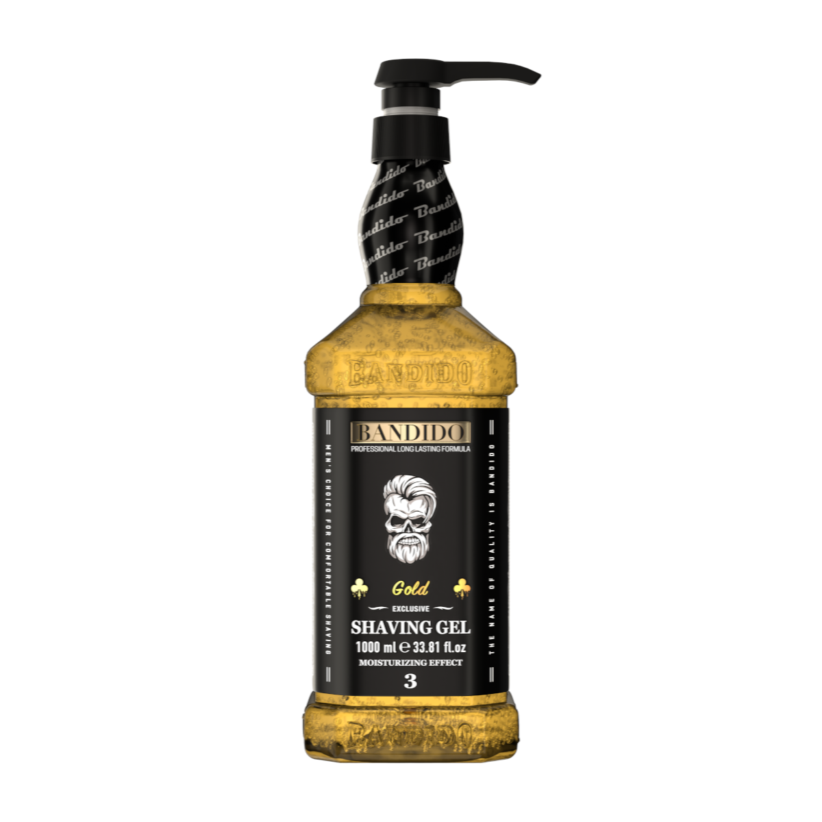 Bandido Shaving Gel Rasiergel 1000ml Metallic Gold