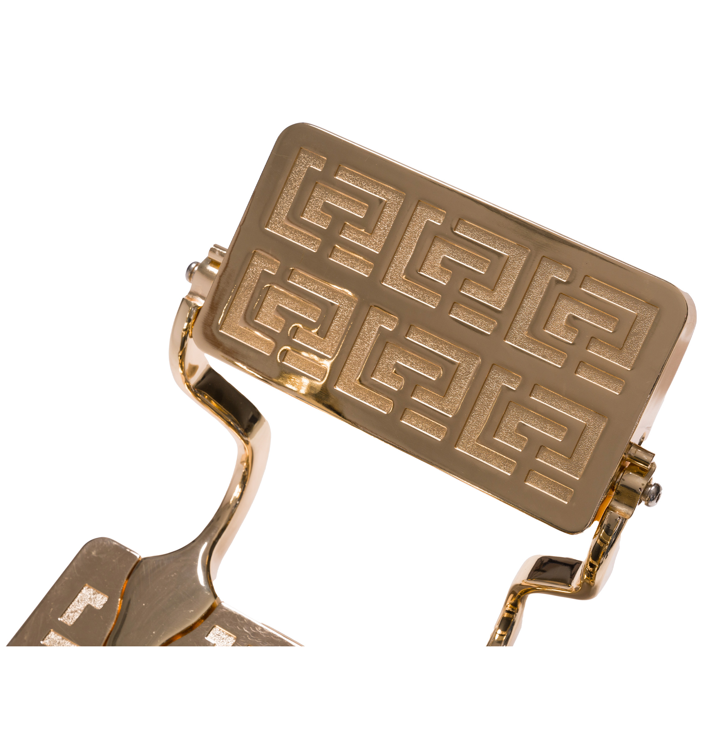 WK BUZZ GOLD - BLACK BARBER CHAIR / Barberstuhl Herrenfrisierstuhl – Bild 6