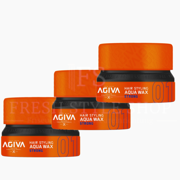 SPARSET 3x AGIVA Haarwachs 155ml 01 Strong