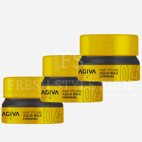 SPARSET 3x AGIVA Haarwachs 155ml 04 Grooming