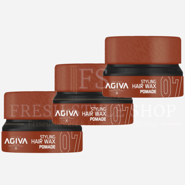 SPARSET 3x AGIVA Haarwachs 155ml 07 Pomade