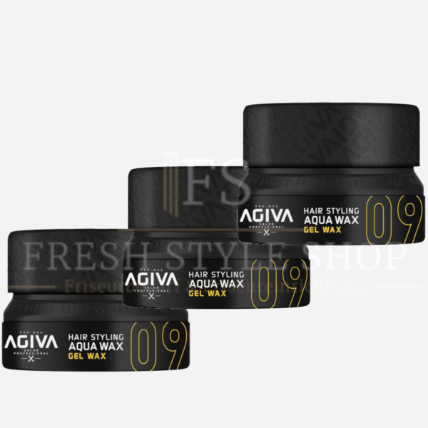 SPARSET 3x AGIVA Haarwachs 155ml 09 Gel Wax