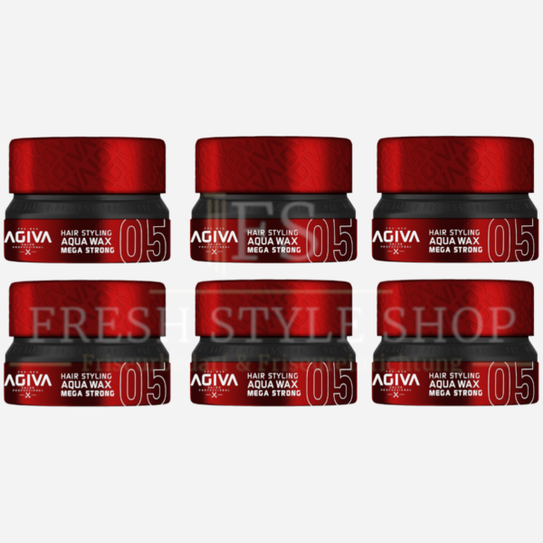 SPARSET 6x AGIVA Haarwachs 155ml 05 Mega Strong
