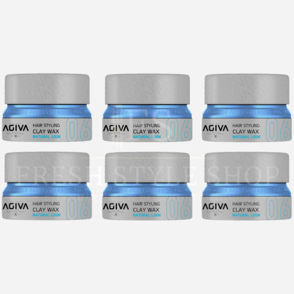SPARSET 6x AGIVA Haarwachs 155ml 06 Clay Natural Look