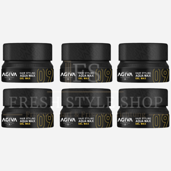 SPARSET 3x AGIVA Haarwachs 155ml 09 Gel Wax