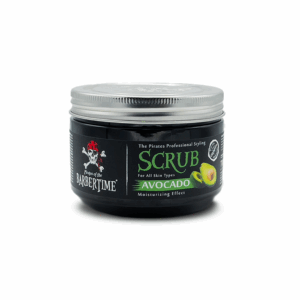 BARBERTIME Face Scrub Gesichts Scrub Maske für alle Hauttypen 300ml Avocado