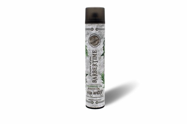 BARBERTIME Haarspray Hair Spray 400ml Oliven & Rosemarin Öl Glanzspray