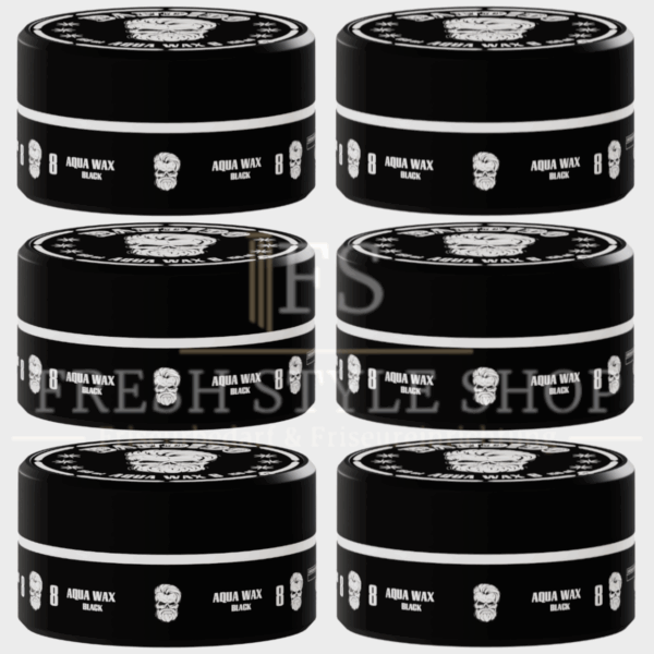 SPARSET 6x Bandido Aqua Haar Wax 150ml Black ( Extrem Starker Halt )