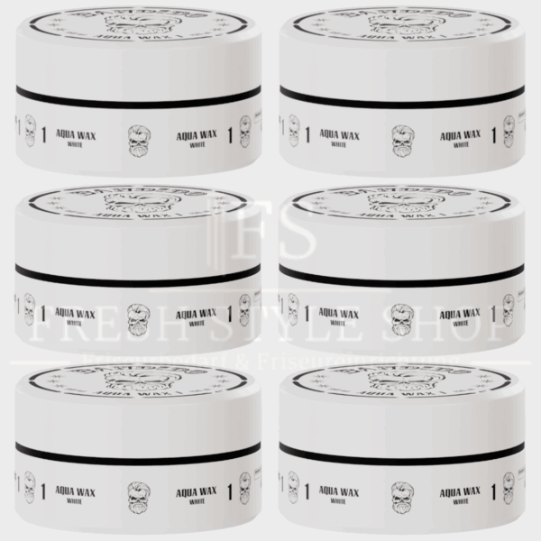 SPARSET 6x Bandido Aqua Haar Wax 150ml Bright White ( Leichter Halt )