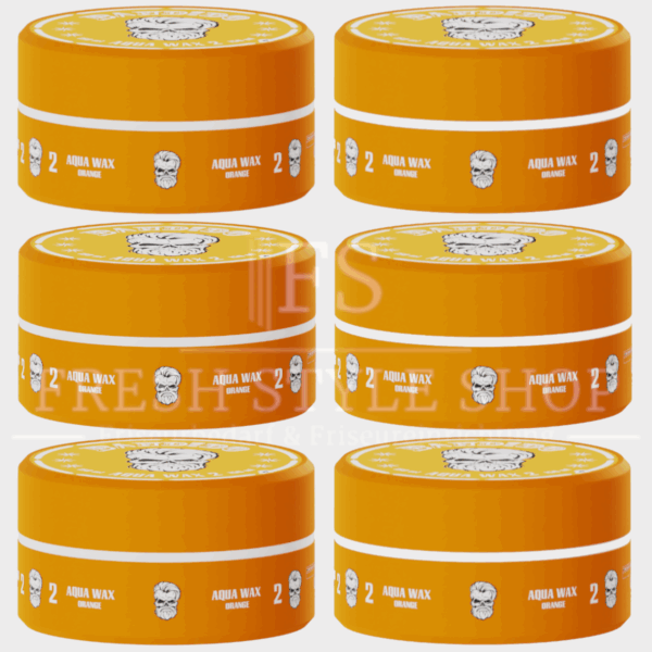 SPARSET 6x Bandido Aqua Haar Wax 150ml Orange ( Leichter Halt )