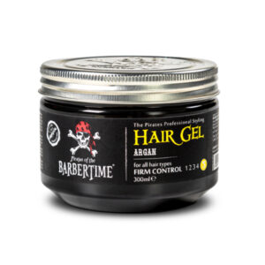 BARBERTIME Haargel Hair Gel Styling-Gel Glanz & Starken Halt 300ml Argan