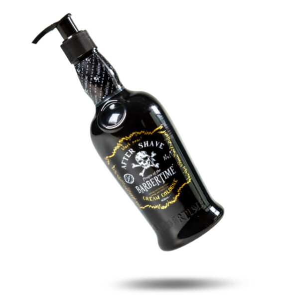 BARBERTIME Balsam After Shave Cream Cologne Pflege nach der Rasur 400ml No:1 Black Pearl – Bild 2