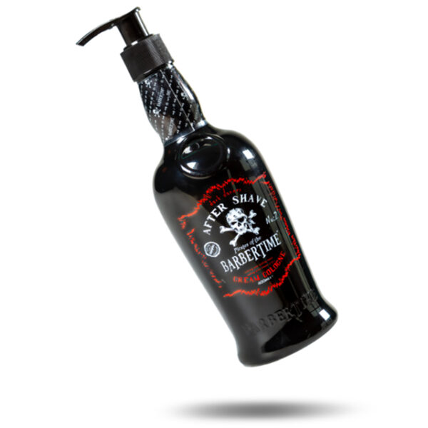 BARBERTIME Balsam After Shave Cream Cologne Pflege nach der Rasur 400ml No:2 Dark Danger – Bild 2