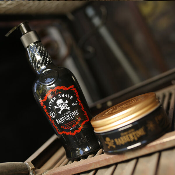 BARBERTIME Balsam After Shave Cream Cologne Pflege nach der Rasur 400ml No:2 Dark Danger – Bild 5
