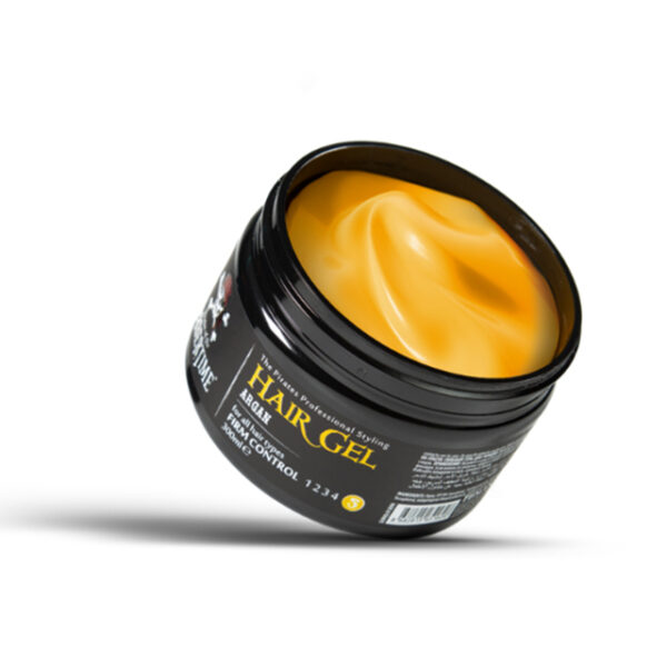 BARBERTIME Haargel Hair Gel Styling-Gel Glanz & Starken Halt 300ml Argan – Bild 3