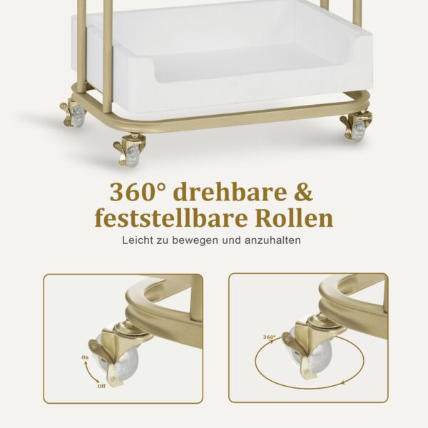 BP Arbeitswagen Friseurwagen Werkzeugwagen Salon Trolley 0093 – Bild 5