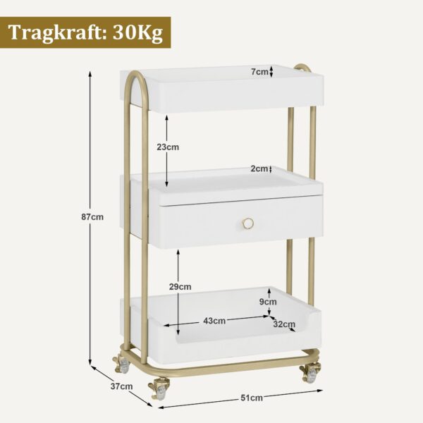 BP Arbeitswagen Friseurwagen Werkzeugwagen Salon Trolley 0093 – Bild 7