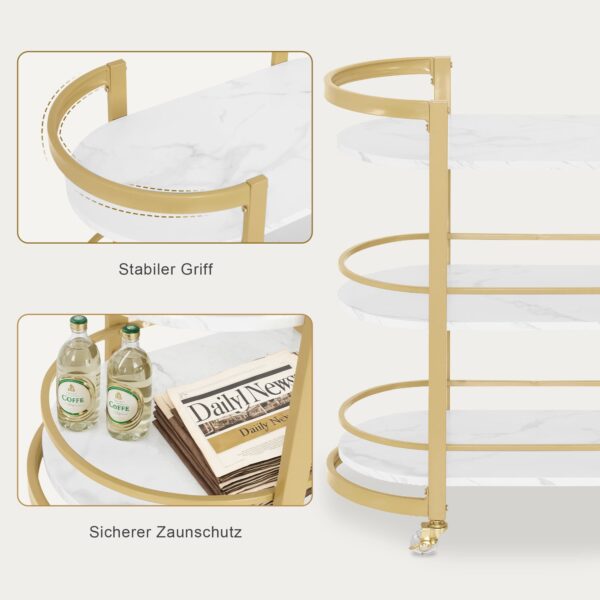 BP Arbeitswagen Friseurwagen Werkzeugwagen Salon Trolley 0034 – Bild 3