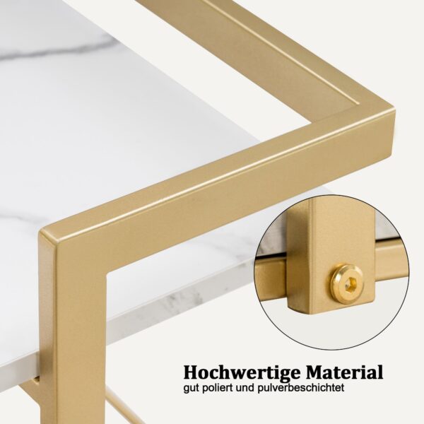 BP Arbeitswagen Friseurwagen Werkzeugwagen Salon Trolley 0033 Weiß – Bild 5
