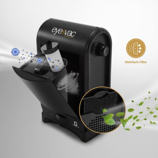 BP Haarsauger Vacuum Friseursauger Saugroboter mit Kabel Leise Stark 1400 W Eyevac – Bild 6