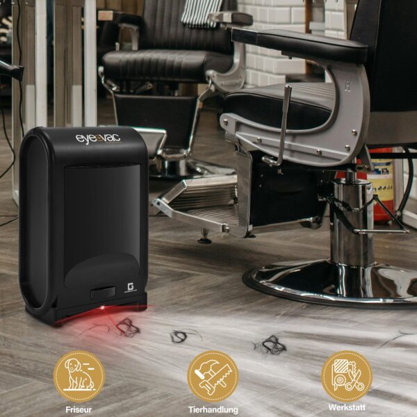 BP Haarsauger Vacuum Friseursauger Saugroboter mit Kabel Leise Stark 1400 W Eyevac – Bild 4