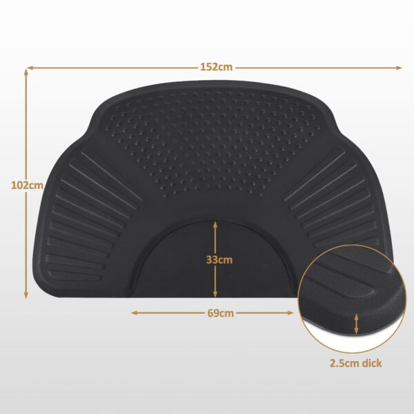 BP Anti-Ermüdungsmatte für Friseure Ergonomische Bodenmatte Friseurmatte für Barbershop M123 – Bild 2