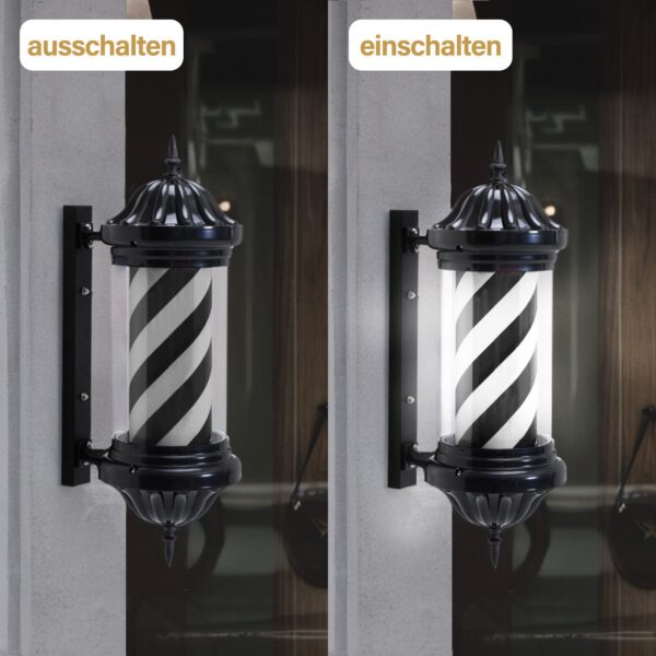 BP Barber Pole Barbierstab Barber Lampe Friseurlampe L054-BL – Bild 5