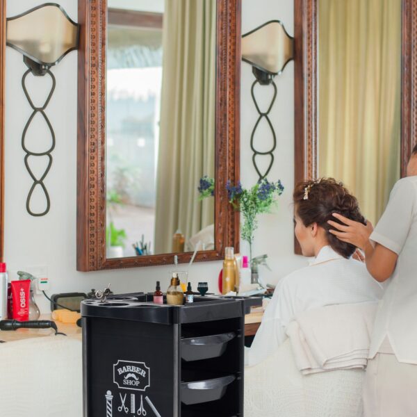 BP Arbeitswagen Friseurwagen Werkzeugwagen Salon Trolley Barber 2023BK-N – Bild 8