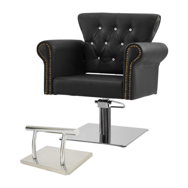 BP Edelstahl Fußstütze Professional Friseurfußstütze FT001 (Silber) – Bild 6