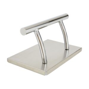 BP Edelstahl Fußstütze Professional Friseurfußstütze FT001 (Silber)