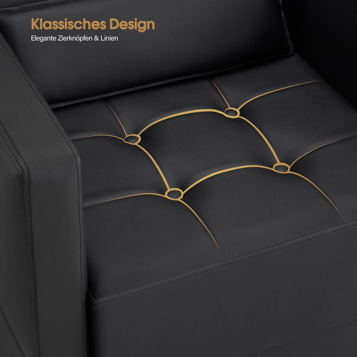 BP Friseurwaschbecken Friseur Waschplatz Waschsessel Rückwärtswaschbecken 8010 (Schwarz) – Bild 5