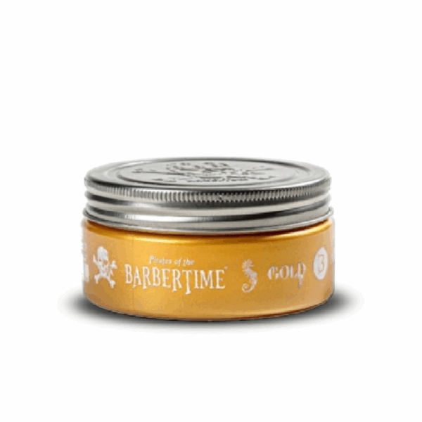 BARBERTIME Haarpomade Hair Pomade Styling Pomade 150ml Gold