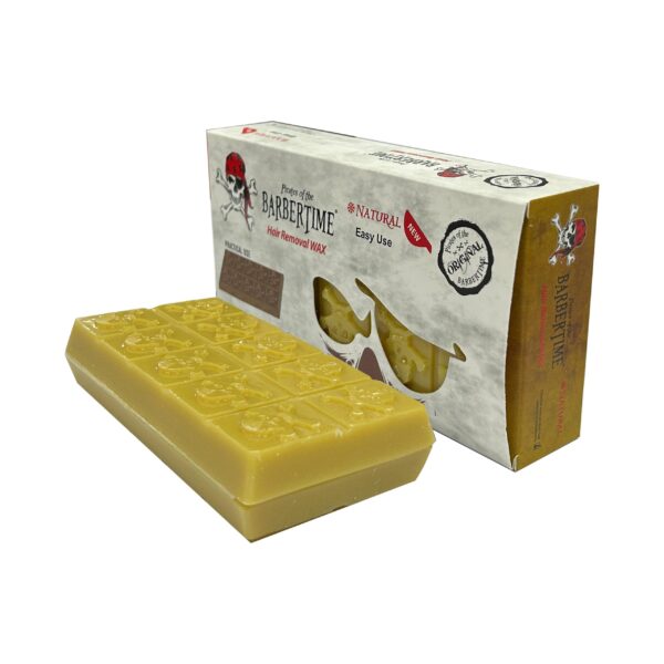 BARBERTIME Heißwachs Hair Removal Wax Haarentfernungswachs 500g Natural
