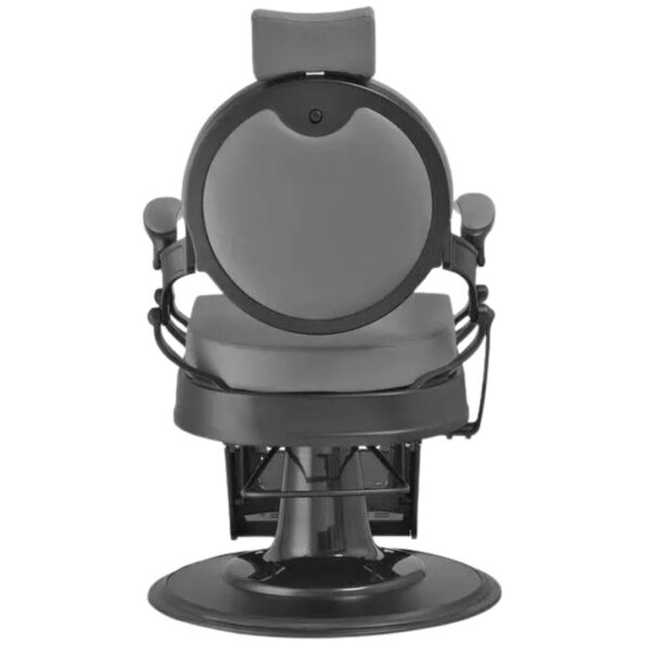 BUZZ BLACK - GREY BARBER CHAIR / Barberstuhl Herrenfrisierstuhl – Bild 5