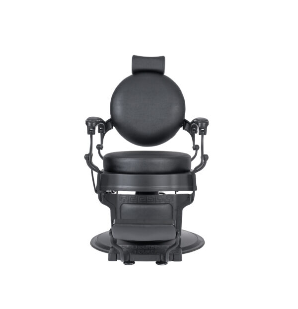 SHOR BLACK - BLACK BARBER CHAIR / Barberstuhl Herrenfrisierstuhl – Bild 2
