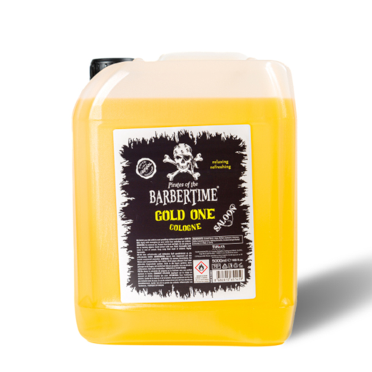 BARBERTIME After Shave Cologne Kabinett Kanister 5000ml Gold One Duftwasser