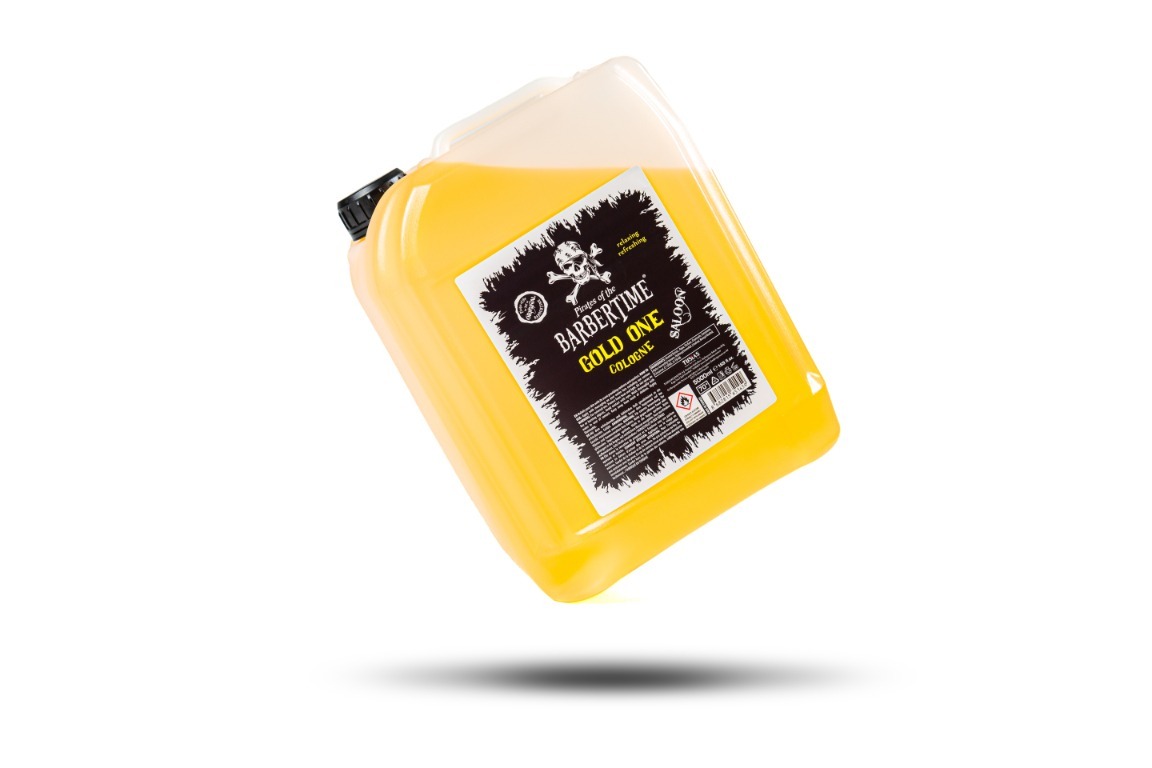 BARBERTIME After Shave Cologne Kabinett Kanister 5000ml Gold One Duftwasser – Bild 2