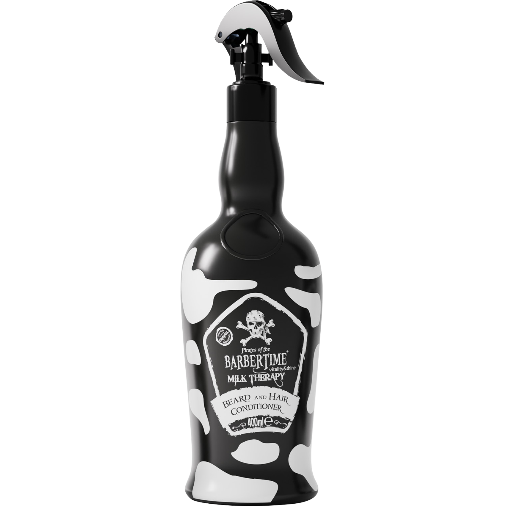 BARBERTIME 2Phasen Leave in Conditioner für Haare & Bart 400ml Milk Therapy