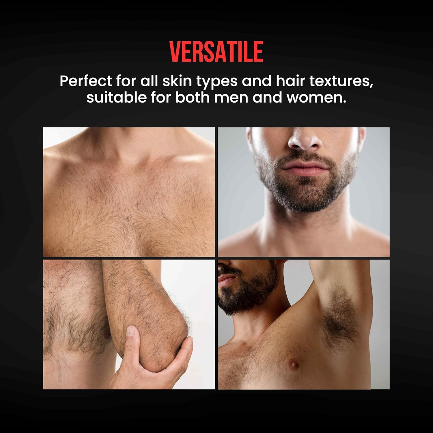 The Shave Factory Hair Removal Hot Wax Heißwachs Black 500g – Bild 3