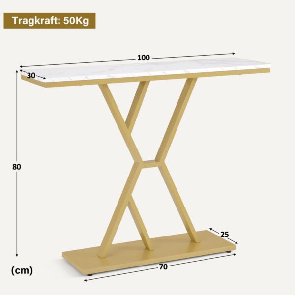 BP Couchtisch Konsolentisch Schmal Eingangstisch 2237 – Bild 2