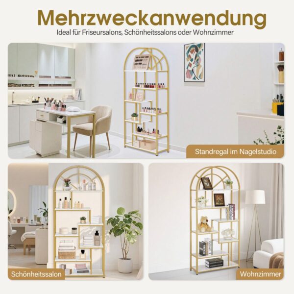 BP Standregal Verkaufsregal Bücherregal 5183 ( 80cm x 180cm x 30cm ) – Bild 5
