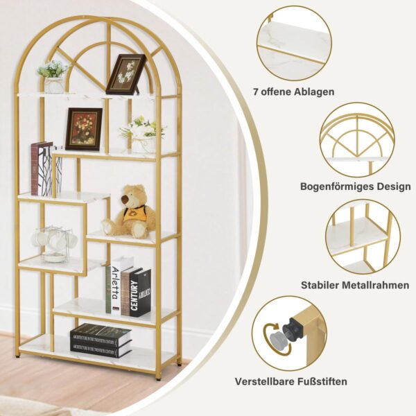 BP Standregal Verkaufsregal Bücherregal 5183 ( 80cm x 180cm x 30cm ) – Bild 4